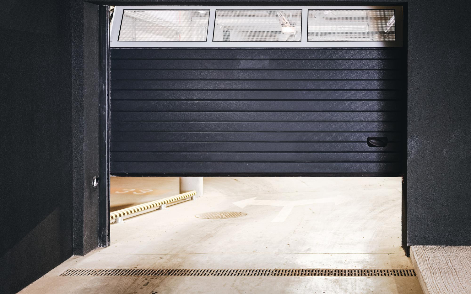self-opening garage door