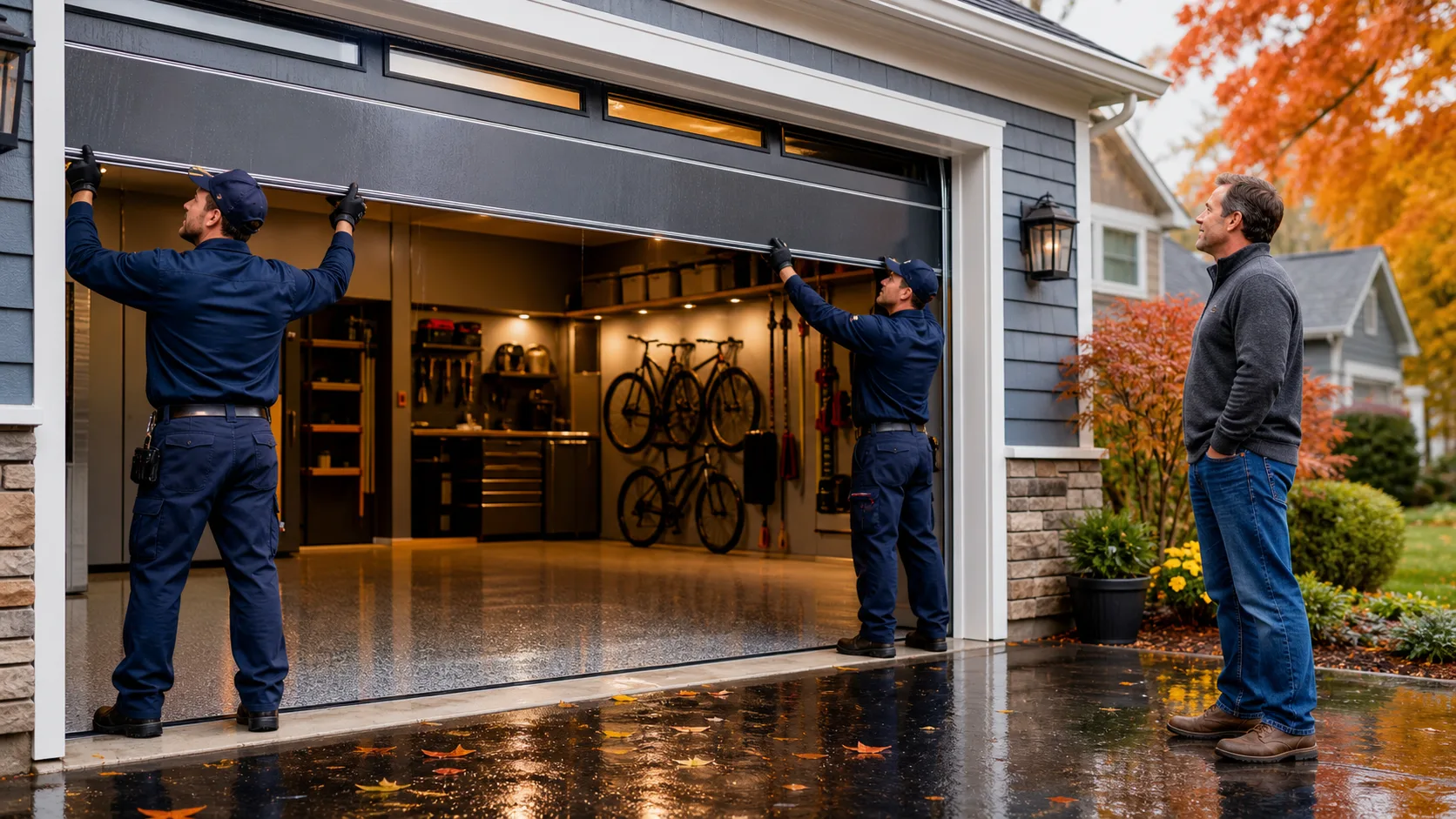 Best Garage Installations for Rainy Fall Days in Western NY
