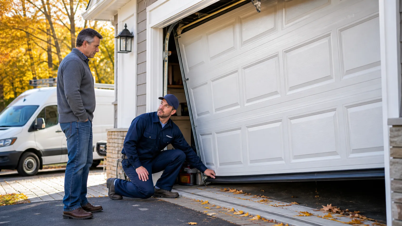 What Happens When a Garage Door Sags Before Winter?