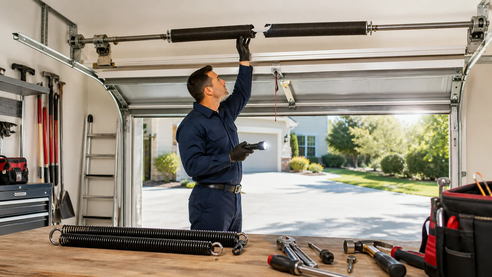 Torsion Vs Extension Springs: When a Broken Garage Door Spring Needs Help